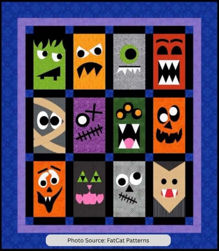 Monster Mash Up Quilt Pattern - etsy paid