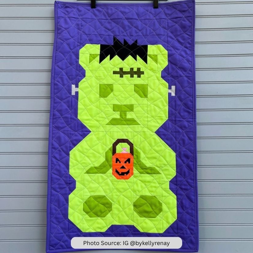 Monster Quilt Idea from IG bykellyrenay