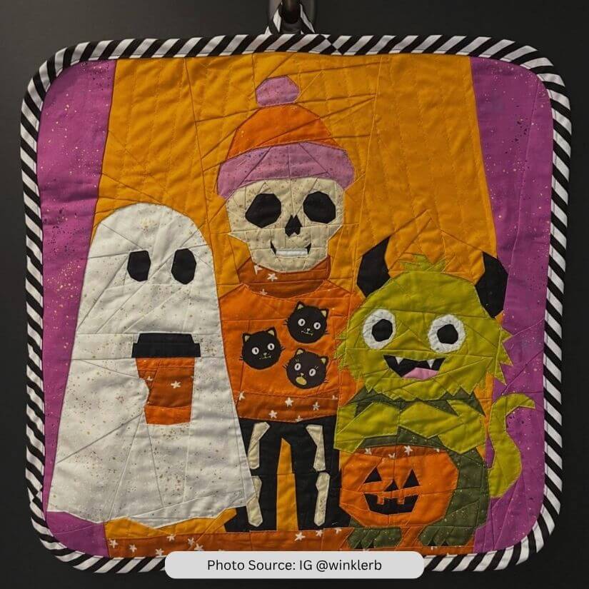 Monster Quilt Idea from IG winklerb