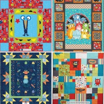Monster Quilt Patterns featured cover