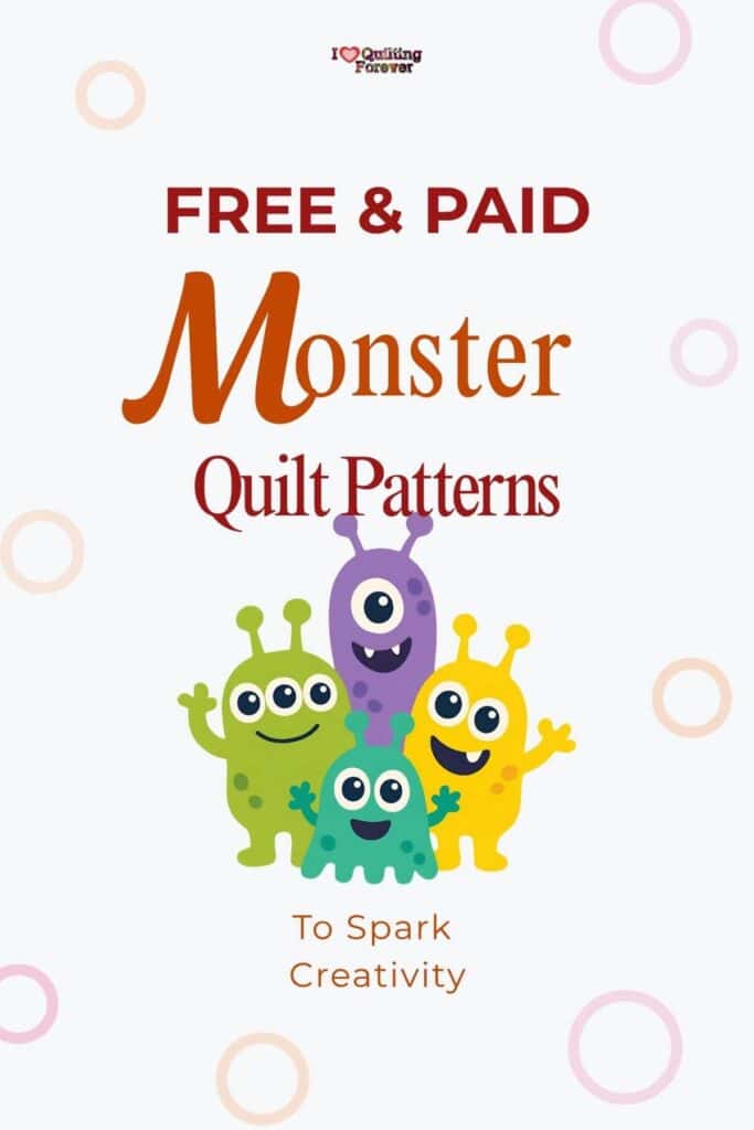 Monster Quilt Patterns roundup - Pinterest ILQF