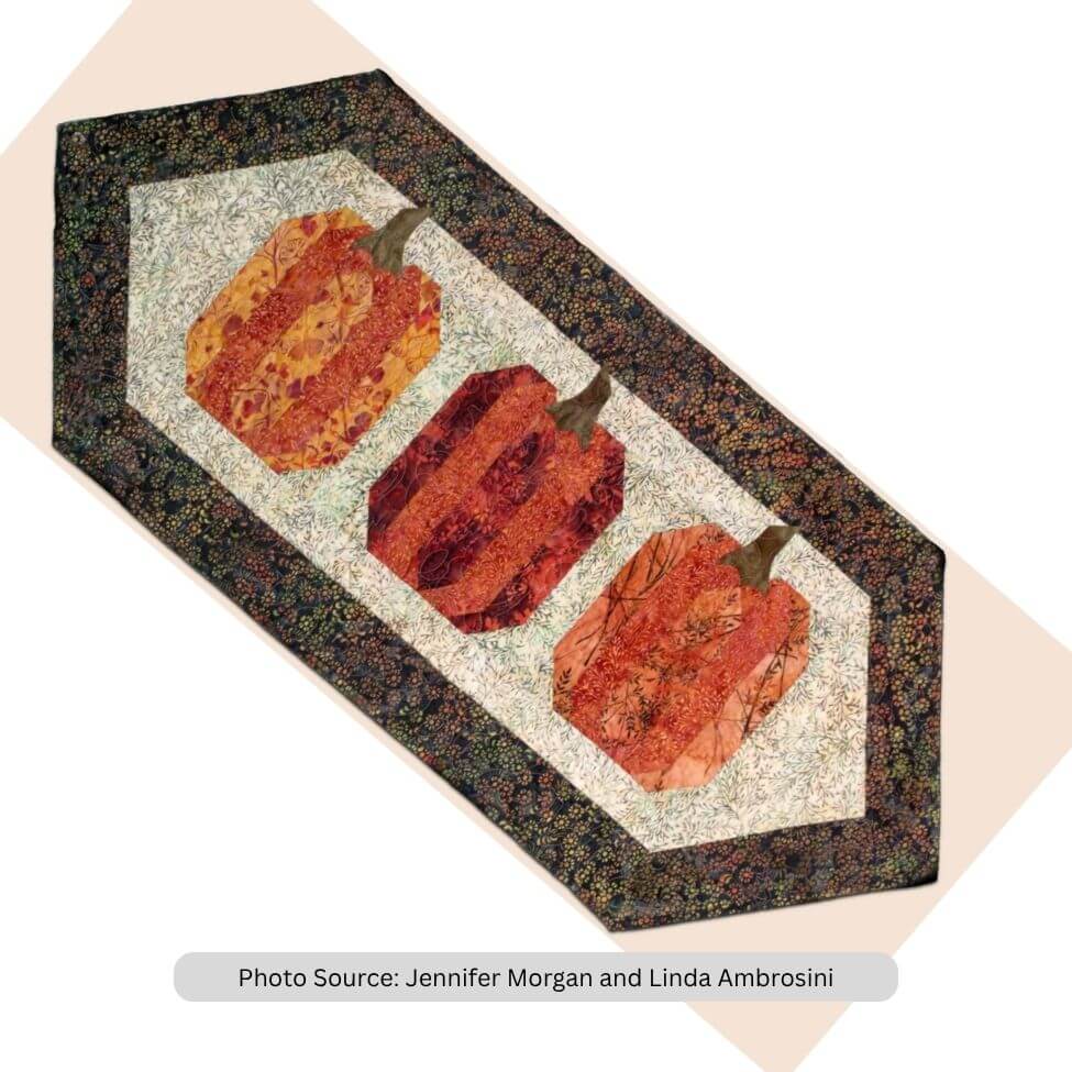 Oh Pumpkin, My Pumpkin Table Runner Quilt Pattern - free quilt pattern