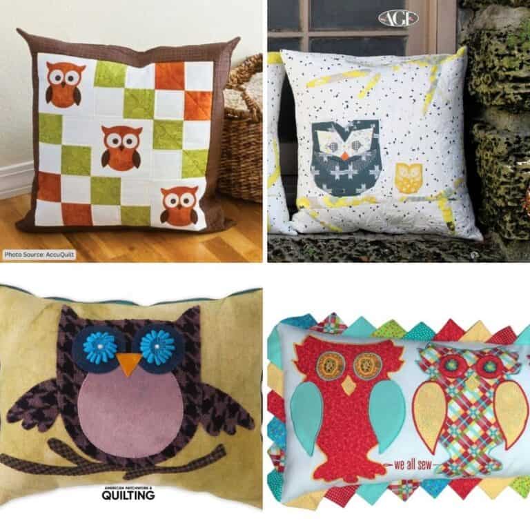 Owl Pillow Quilt Patterns featured cover