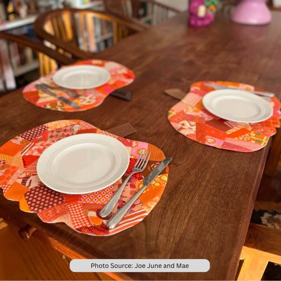 Patchwork Pumpkin Placemat Pattern - etsy paid