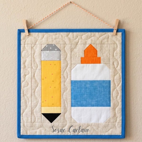 Pencil And Glue Quilt Block Pattern - etsy