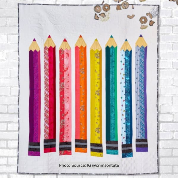 Pencil Quilt Idea from crimsontate