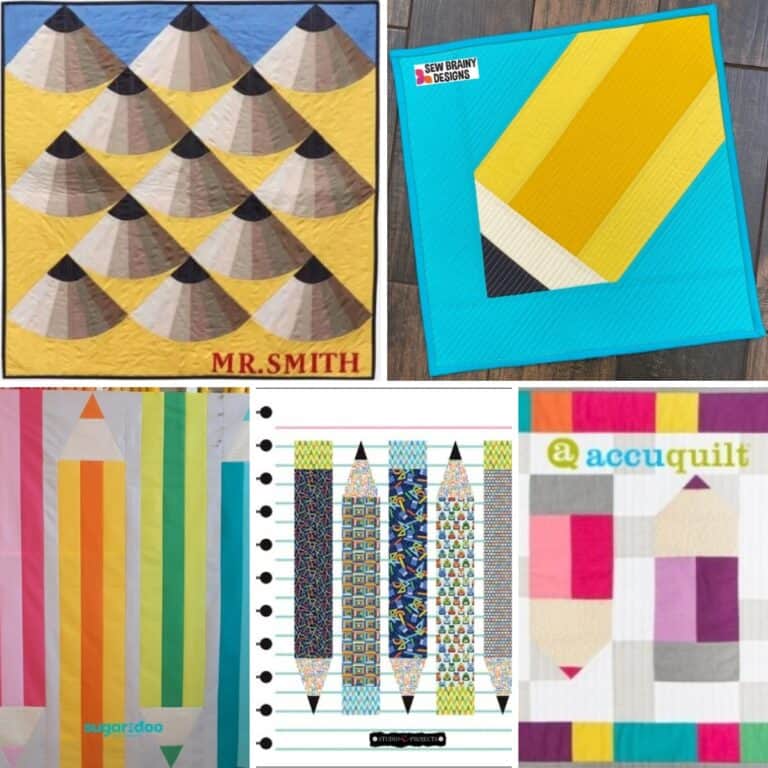Top 5 Free Pencil Quilt Patterns (+10 Bonus Patterns For Sale)