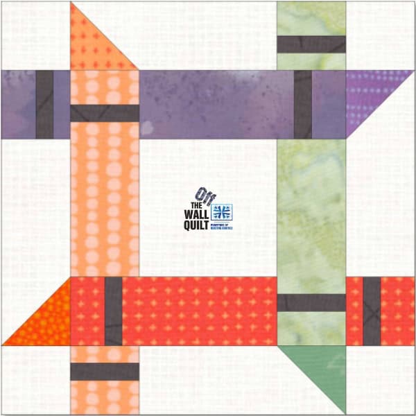 Pieceful Crayons - free quilt pattern