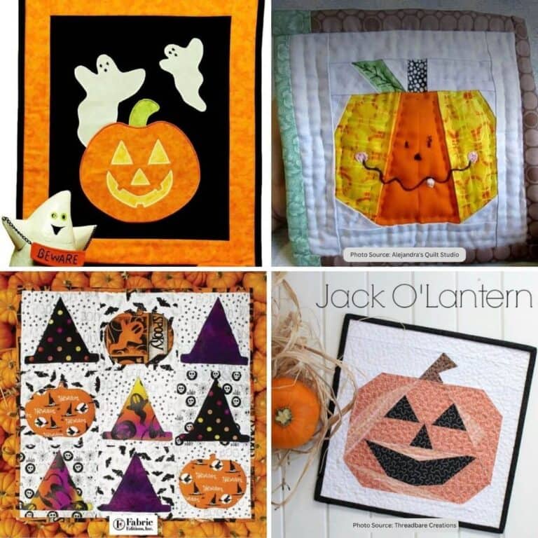 Pumpkin Mini Quilt Patterns featured cover