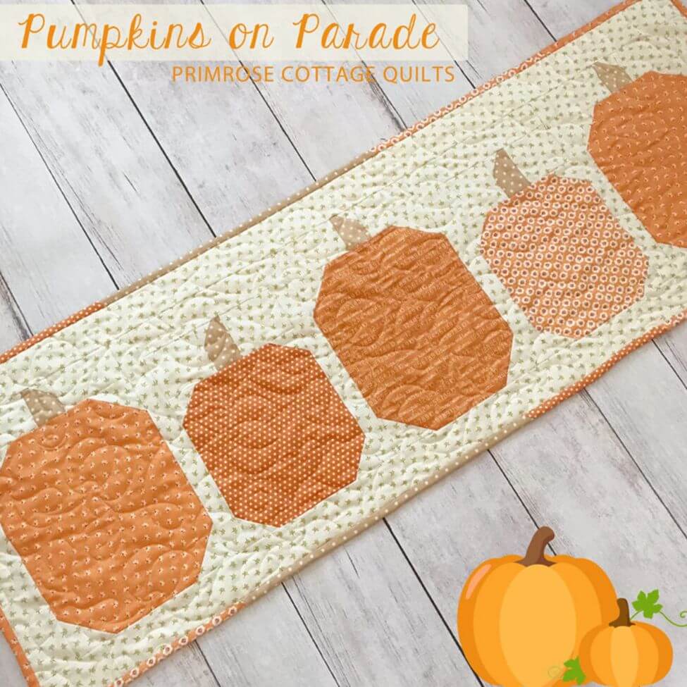 Pumpkins On Parade Quilt Pattern - etsy paid