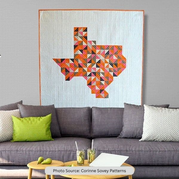 Texas Forever Quilt Pattern - etsy paid
