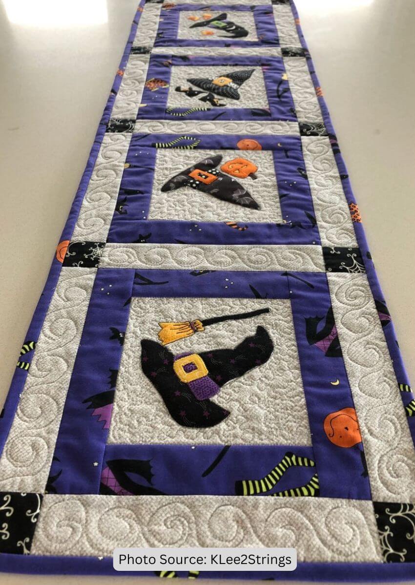 Bewitched Table Runner Quilt Pattern - etsy paid