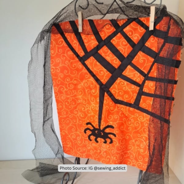 Black and Orange Quilt Idea from sewing_addict