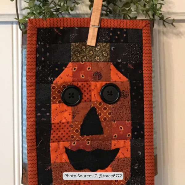 Black and Orange Quilt Idea from trace6772