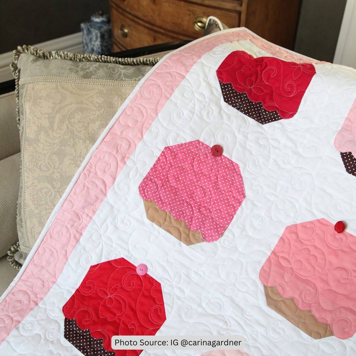 Cupcake Quilt Idea from IG carinagardner