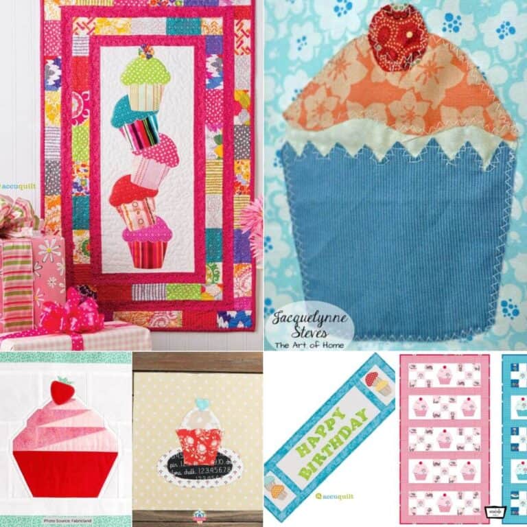 Cupcake Quilt Patterns roundup featured cover