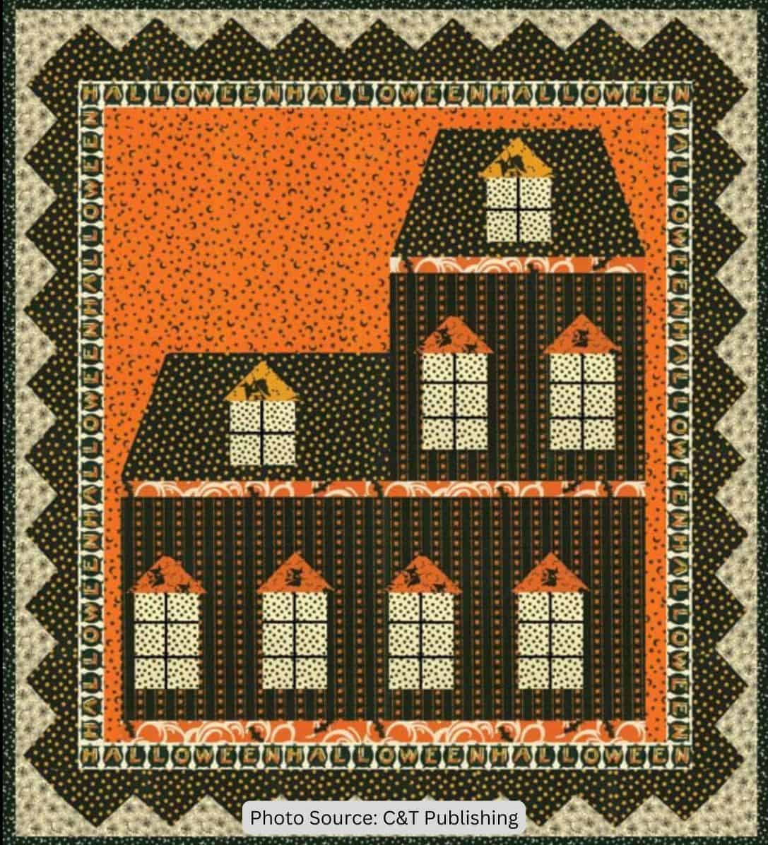Haunted House Quilt Pattern - free quilt pattern