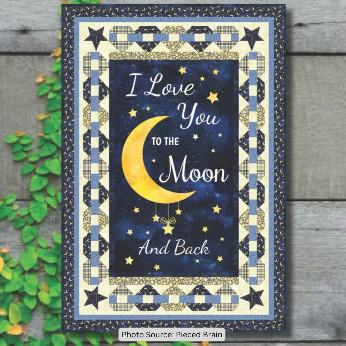I Love You To The Moon And Back Quilt Pattern - etsy paid
