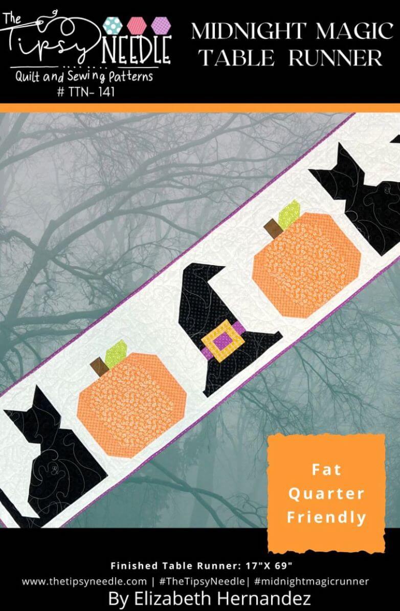 Midnight Magic Table Runner Quilt Pattern - etsy paid