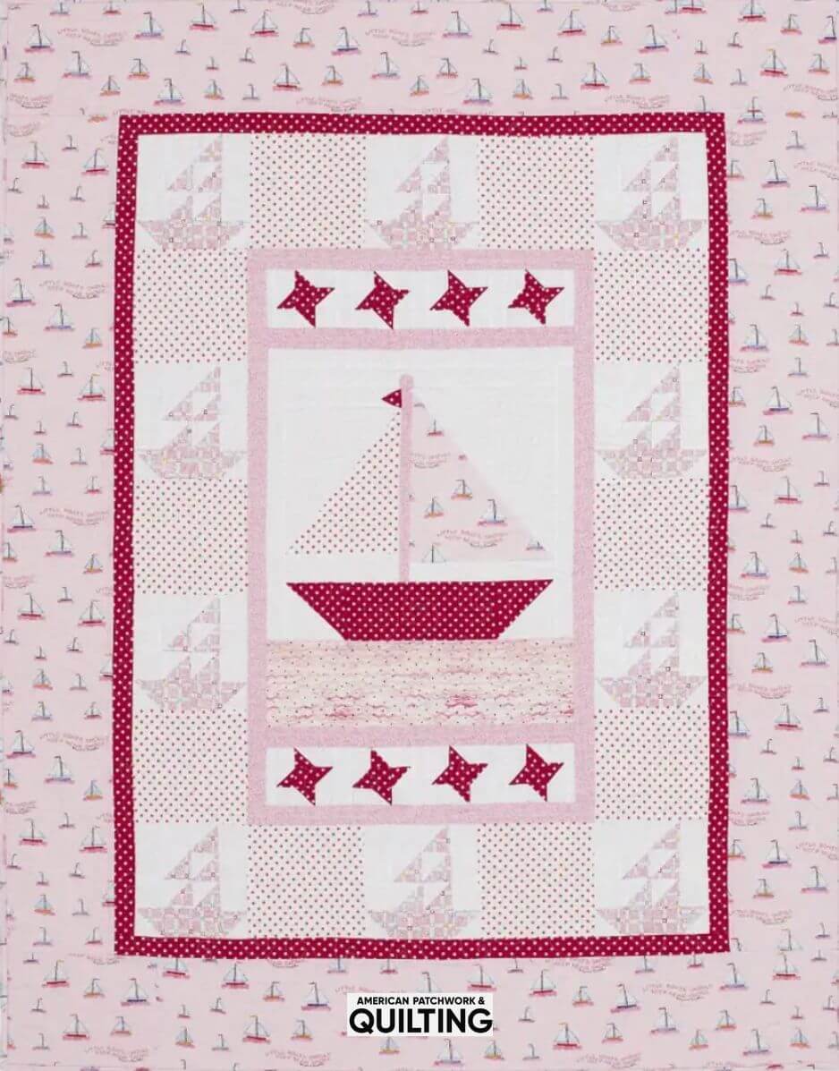 Nautical Baby Quilt Pattern - free quilt pattern