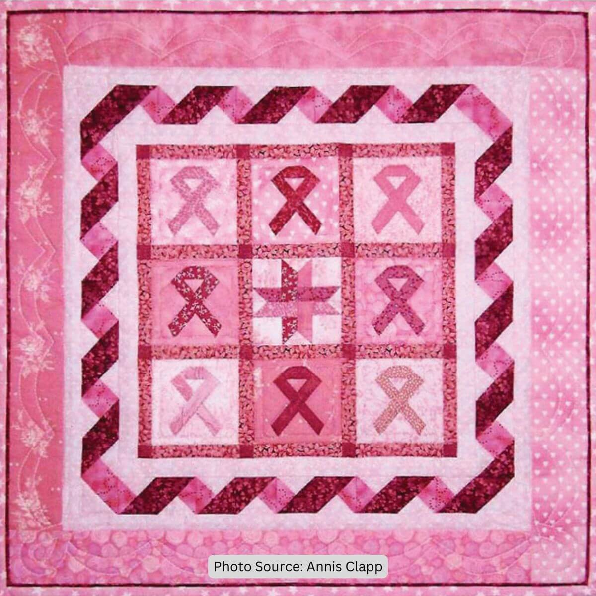 Ribbons of Hope Quilt Pattern - free quilt pattern