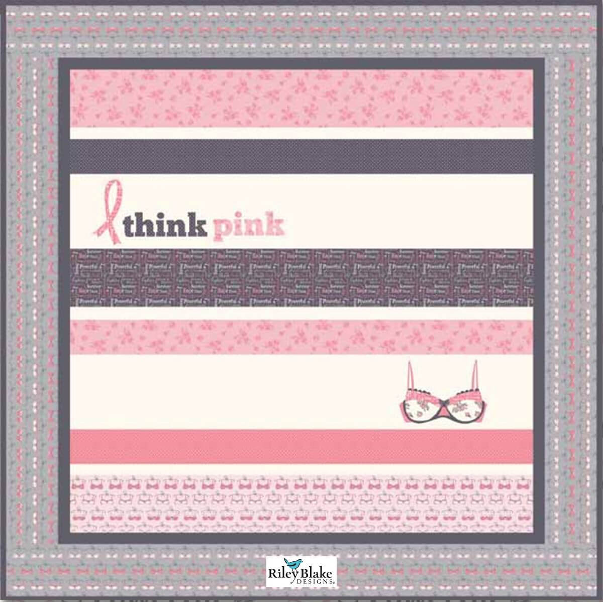 Think Pink Quilt Pattern - free quilt pattern