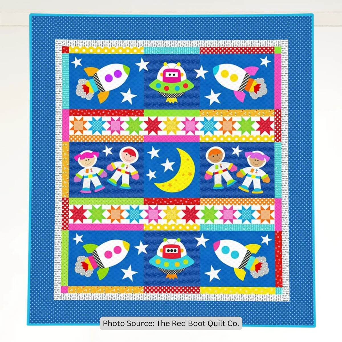 Zoom To The Moon Quilt Pattern - etsy paid