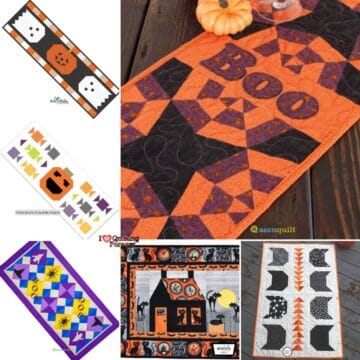 halloween table runner quilt patterns featured cover - ILQF